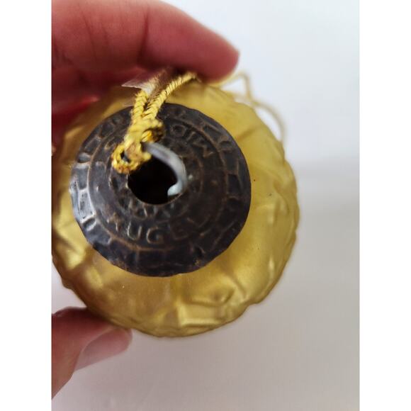 3 Vintage Kugel Midwest Gold Grape Cluster /s Heavy Glass Christmas Ornament - Picture 8 of 10